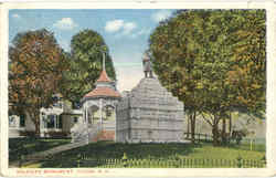 Soldiers Monument Postcard