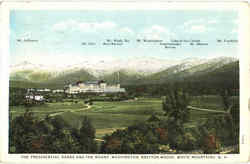 The Presidential Range And The Mount Washington, Bretton Woods Postcard