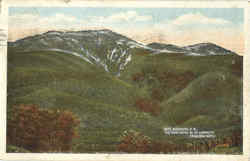 The Snow Cross On Mt. Lafayette Franconia Notch, NH Postcard Postcard