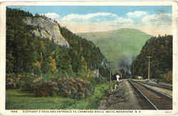 Elephant's Head And Entrance To Crawford Notch New Hampshire Postcard Postcard