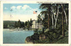Pine Grove Springs Hotel Postcard