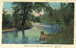 Beauty Spot Near Sandy Lake Postcard