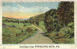 Greetings From Sterling Run Postcard