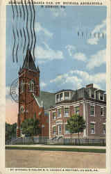 Kosciol F. Flebania Par. Sw. Michala Archaniola Postcard