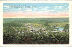 Bird's Eye View Of Spring Mount Pennsylvania Postcard Postcard