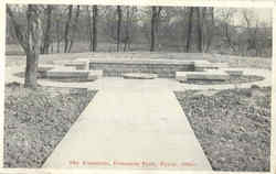 The Fountain, Fountain Park Payne, OH Postcard Postcard