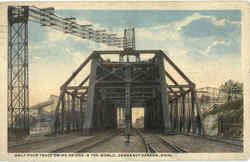 Only Four Track Swing Bridge In The World Postcard