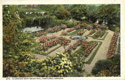 A Garden Spot Beautiful Portland, OR Postcard Postcard