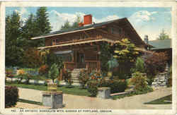 An Artistic Bungalow With Garden At Portland Postcard