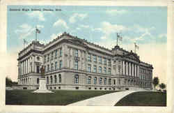 Central High School Postcard