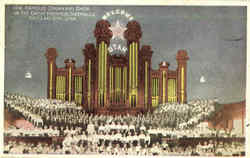 Famous Organ And Choir Postcard