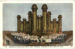 Tabernacle Organ And Choir Postcard