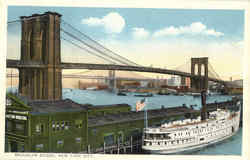 Brooklyn Bridge Postcard