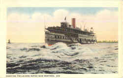 Shooting The Lachine Rapids Near Montreal, Montreal Postcard