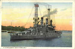 U. S. Battleship South Carolina Battleships Postcard Postcard