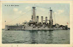 USS New Jersey Postcard