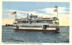 Steamer Miss Vandenberg Prescott, Canada Steamers Postcard Postcard