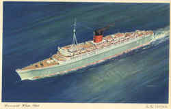 Cunard White Star Caronia Boats, Ships Postcard Postcard