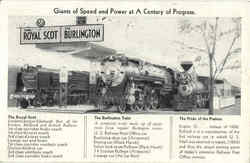 Giants Of Speed And Power At A Century Of Progress Postcard