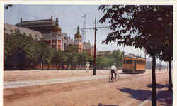 A part of Kasumigaseki Street Postcard