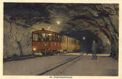 Jm Jungfraubahntunnel Subways Postcard Postcard