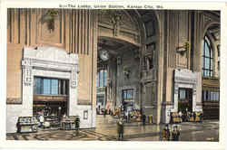 The Lobby Union Station Postcard