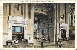The Lobby Union Station Postcard