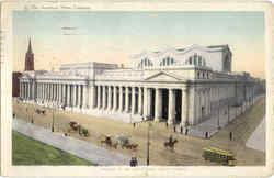Penn. R. R. Station Postcard