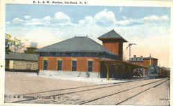 D. L. & W. Station Postcard