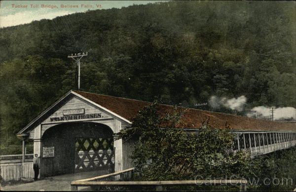 Tucker Toll Bridge Bellows Falls Vermont