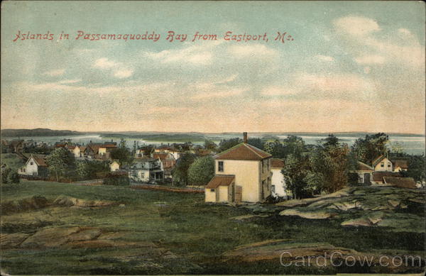 Islands in Passamaquoddy Bay Eastport Maine