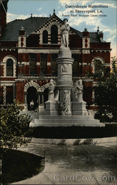 Confederat Monument by Frank Teich Shreveport Louisiana