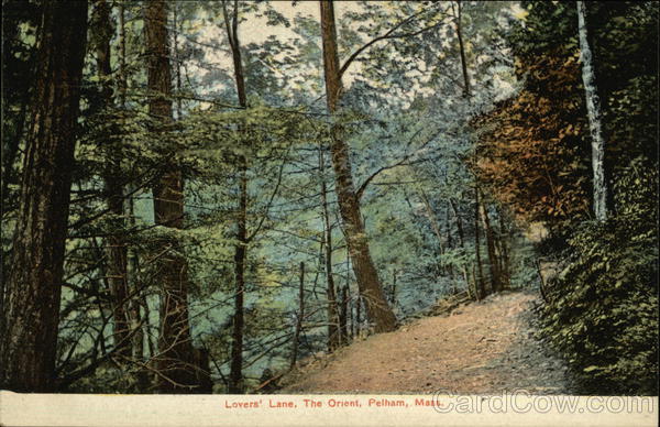 Lovers Lane, The Orient Pelham Massachusetts