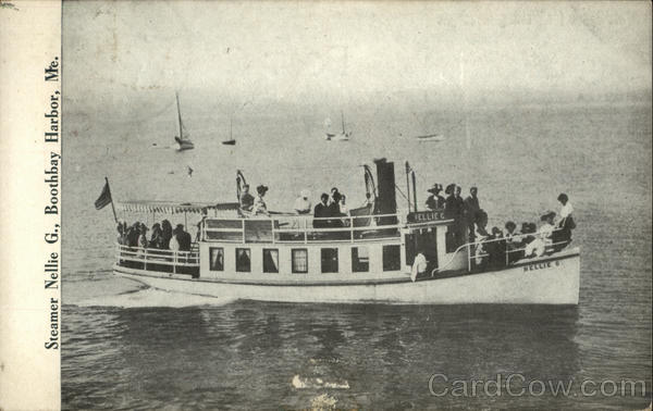 Steamer Nellie G. Boothbay Harbor Maine