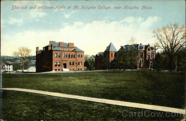 Shattuck and Williston Halls at Mt. Holyoke College Massachusetts
