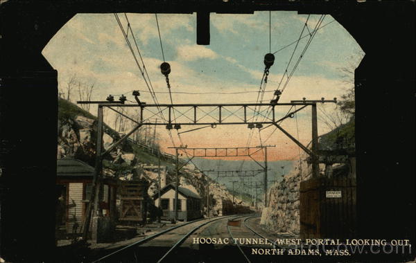 Hoosac Tunnel, West Portal Looking Out North Adams Massachusetts