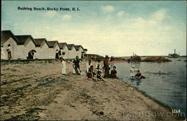 Bathing Beach Rocky Point Rhode Island