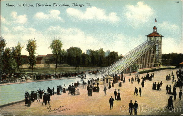 Shoot the Chutes, Riverview Exposition Chicago Illinois
