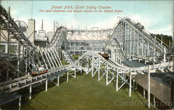 Forest Park, Giant Safety Coaster. Chicago Illinois