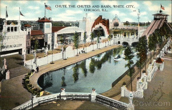 Chute the Chutes and Basin, White City Chicago Illinois