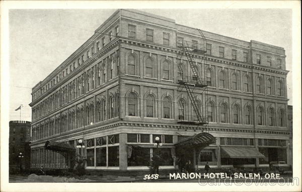 Marion Hotel Salem, OR Postcard
