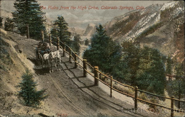 The Plains from the High Drive Colorado Springs