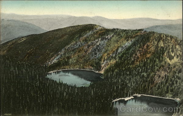 Twin Lakes on Stevens Peak Washington