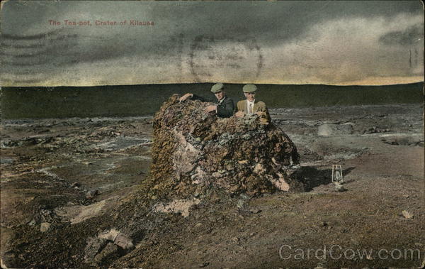 The Tea-pot, Crater of Kilauea Volcano Pāhoa Hawaii