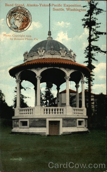 Band Stand, Alaska-Yukon-Pacific Exposition Seattle Washington