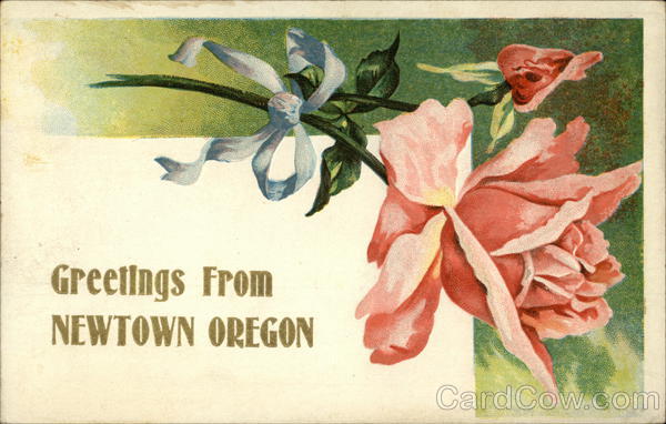 Illustrated Flowers, General Greeting Card Newtown Oregon