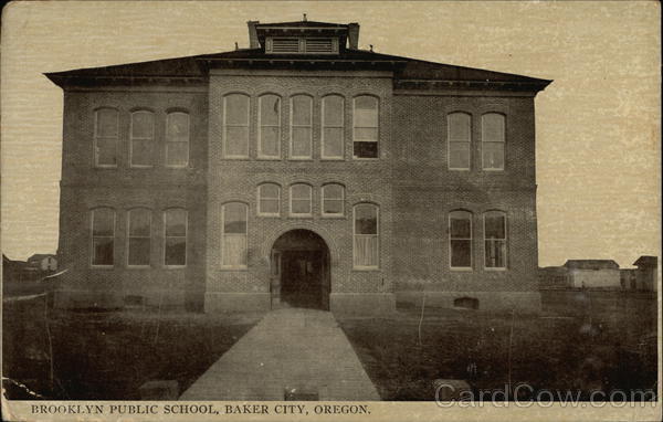 Brooklyn Public School Baker City Oregon
