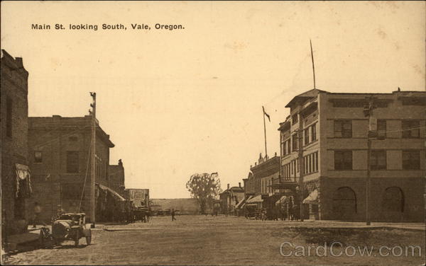 Main St. looking South Vale Oregon