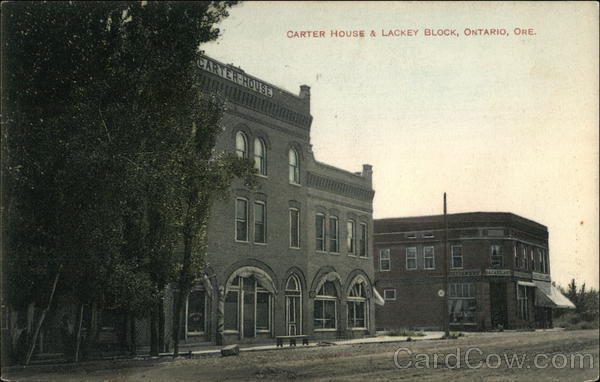 Carter House & Lackey Block Ontario Oregon