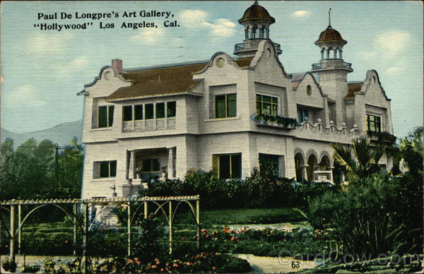 Paul De Longpre's Art Gallery Hollywood Los Angeles California